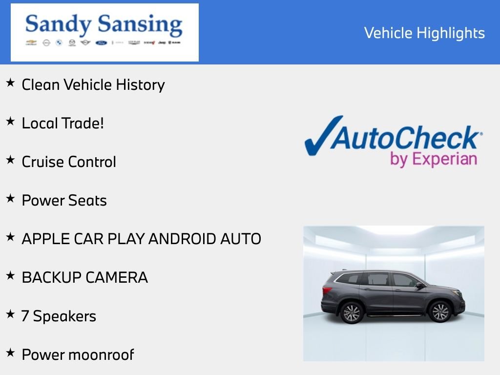 Used 2021 Gray Honda EX-L image 7