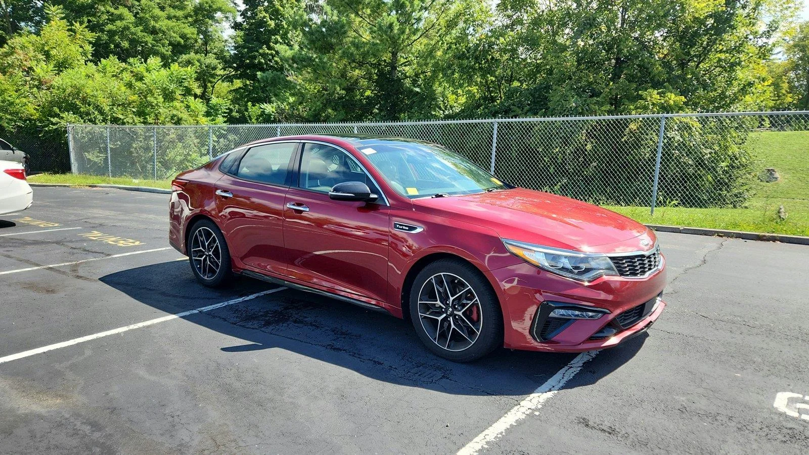 Used 2019 Kia Optima SX with VIN 5XXGW4L29KG334742 for sale in Florence, KY
