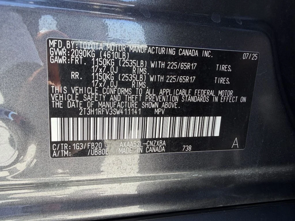 Used 2025 Gray Toyota LE image 29