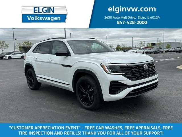 New 2026 Opal White Pearl Volkswagen 2.0T SEL R-Line Black image 1