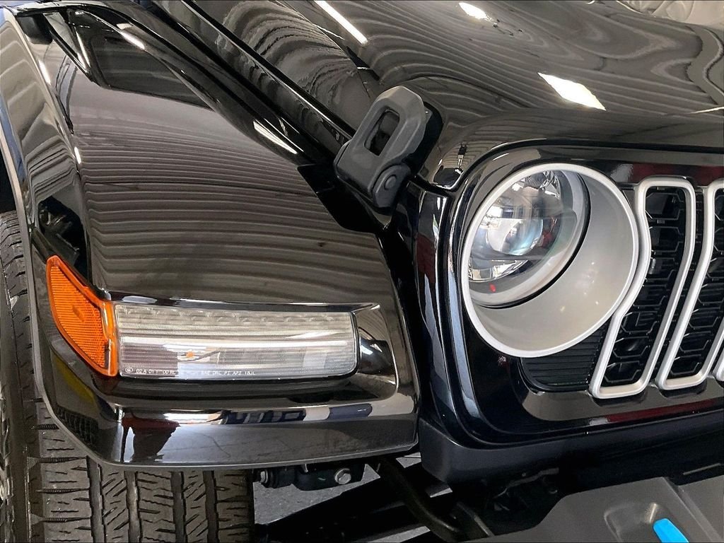 Used 2024 Black Jeep Sahara 4xe image 32