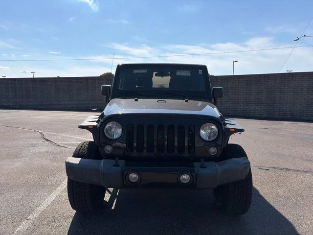 Used 2017 Black Clearcoat Jeep Willys Wheeler image 2