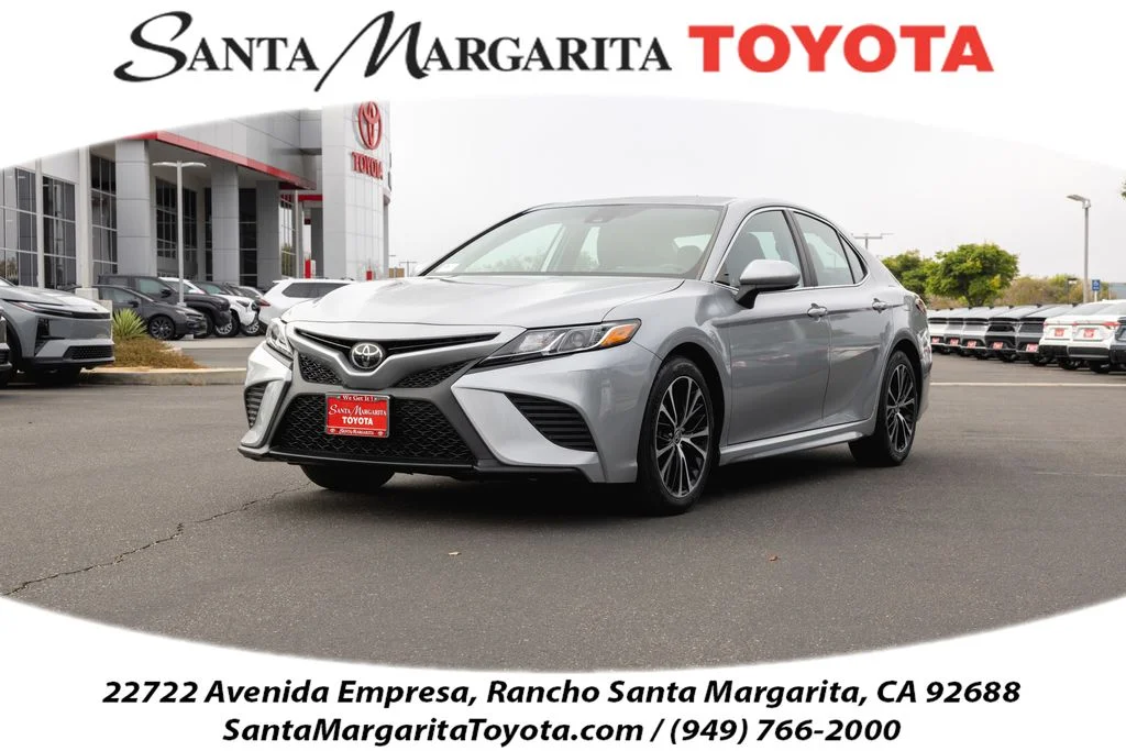 Certified Used 2020 Celestial Silver Metallic Toyota SE image 1