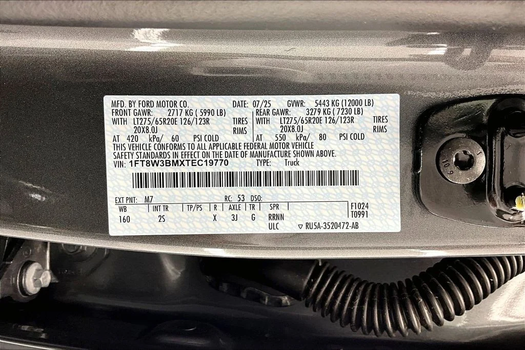 New 2026 Gray Metallic Ford F-350® XLT image 8