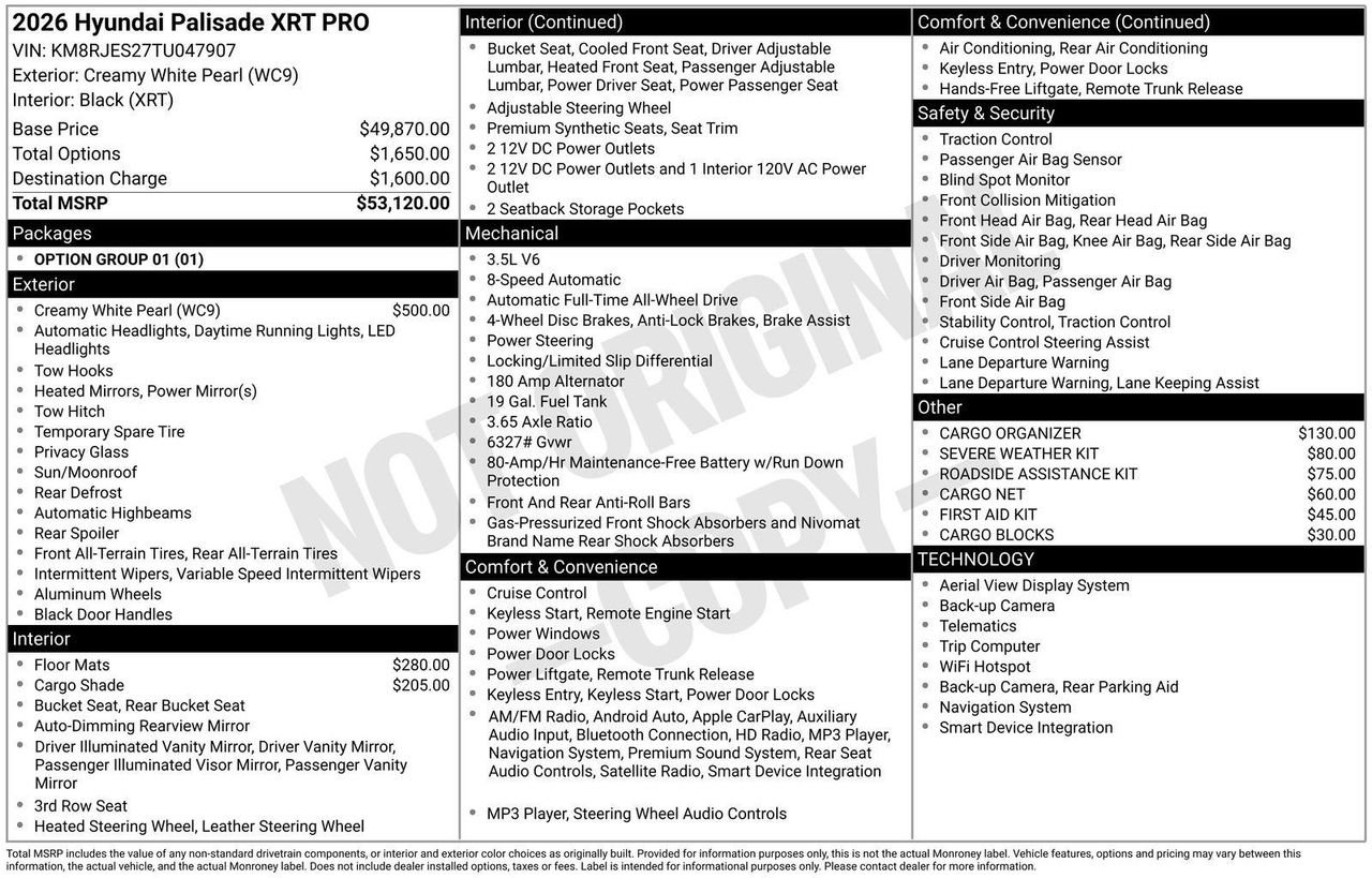 New 2026 White Hyundai XRT Pro image 30