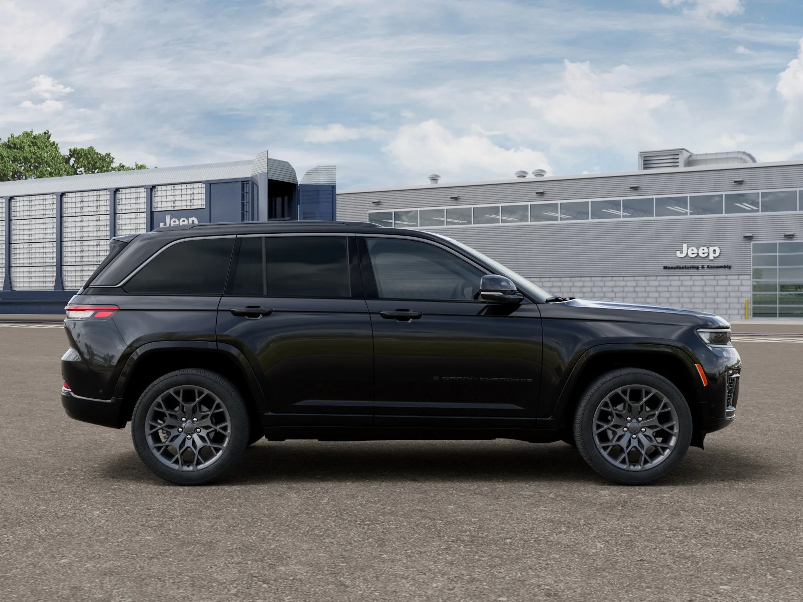 New 2026 Diamond Black Crystal Pearl-Coat Exterior Paint Jeep Summit image 36