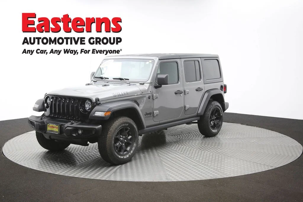 Used 2021 Gray Jeep Unlimited Willys image 53