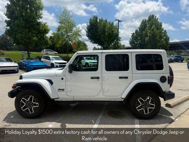 New 2026 Bright White Clear-Coat Exterior Paint Jeep Sahara image 3