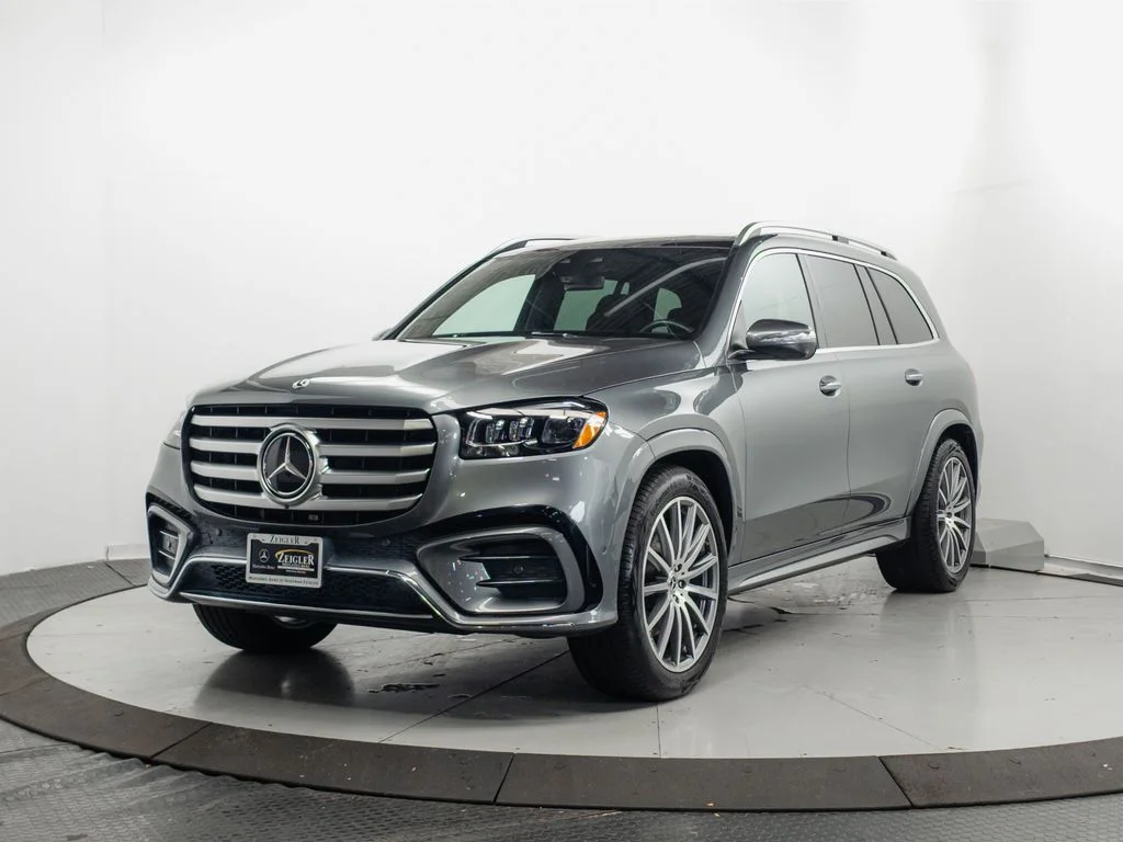 Certified Used 2025 Selenite Gray Metallic Mercedes-Benz GLS 450 image 3