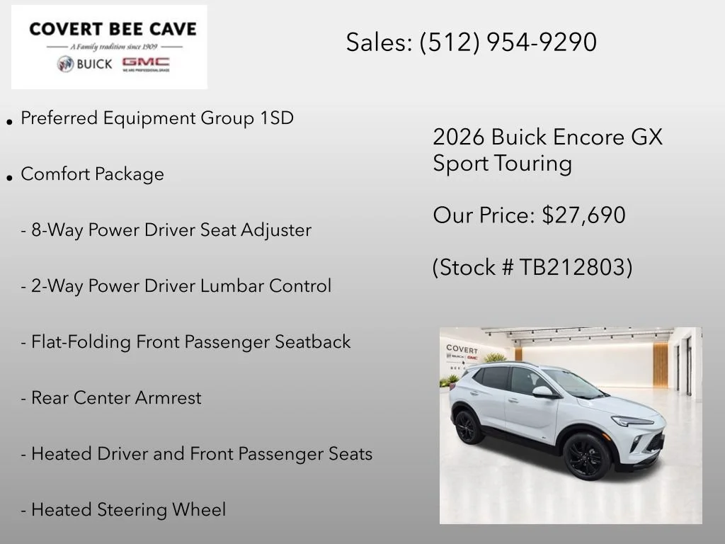 New 2026 Summit White Buick Sport Touring image 7