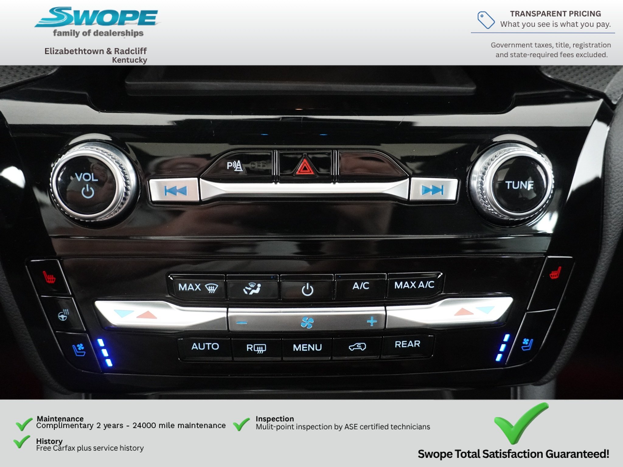 Used 2023 Star White Metallic Tri-Coat Ford ST image 22