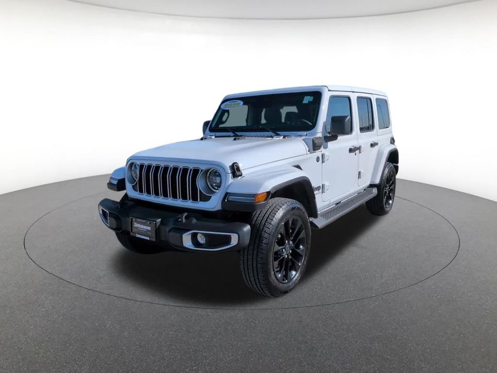 Used 2025 Jeep Wrangler 4xe Sahara 4XE with VIN 1C4RJXP6XSW578243 for sale in Tinley Park, IL