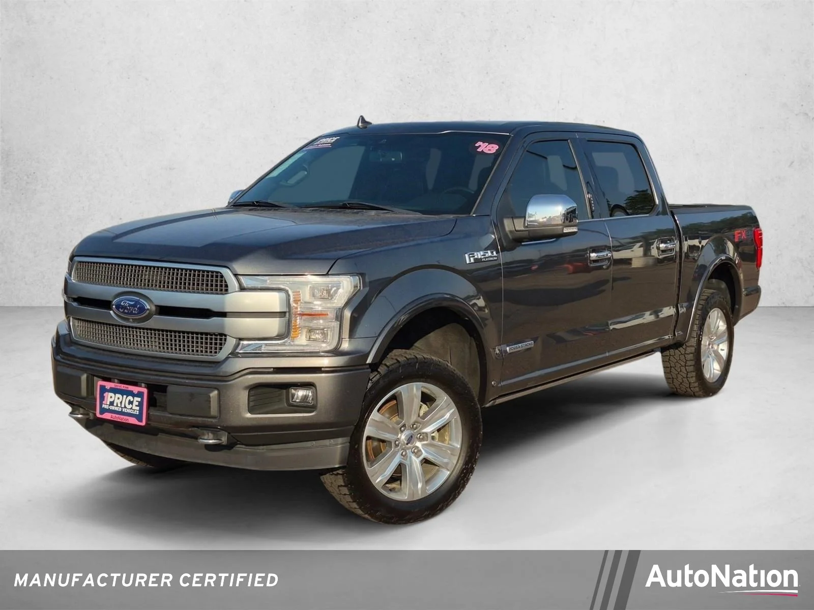 Certified Used 2018 Magnetic Metallic Ford Platinum image 1