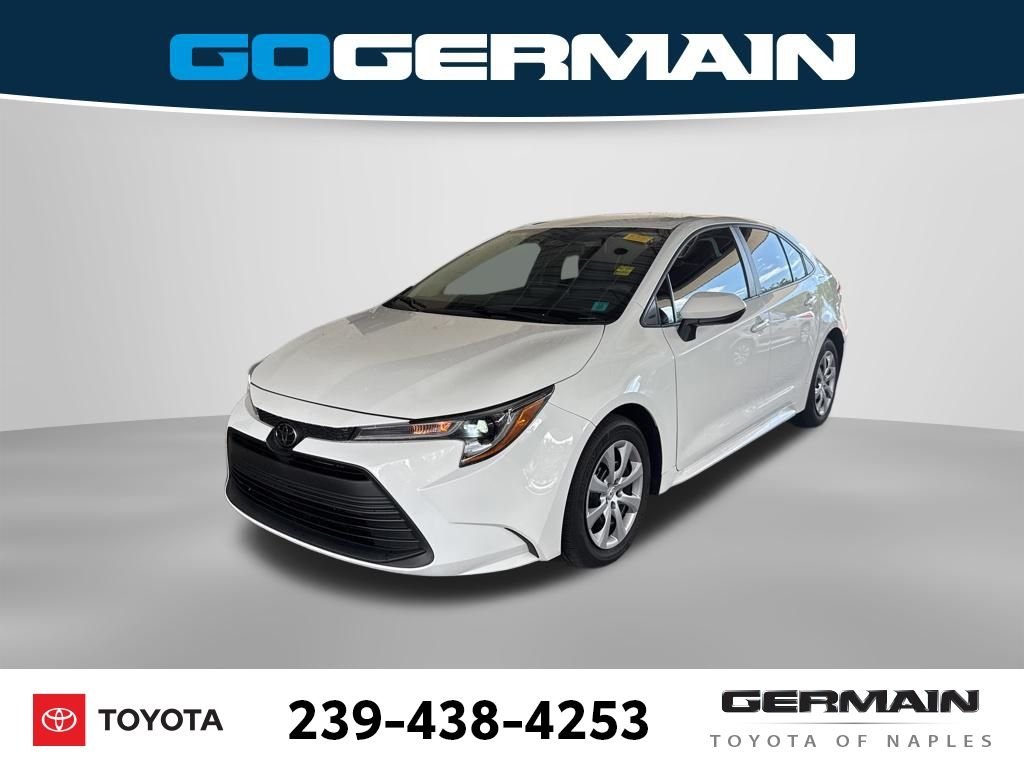 Certified Used 2024 White Toyota LE image 1
