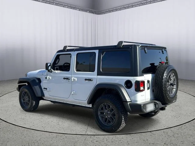 Used 2024 Bright White Clearcoat Jeep Sport S image 7