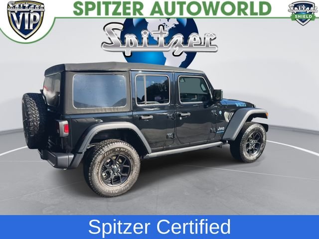 Used 2024 Black Jeep Willys 4xe image 2