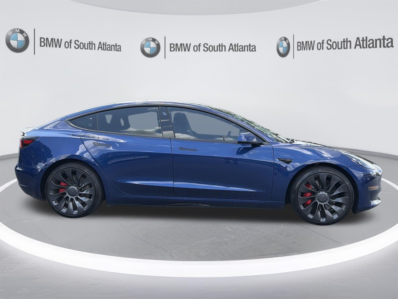 Used 2023 Deep Blue Metallic Tesla Performance image 23