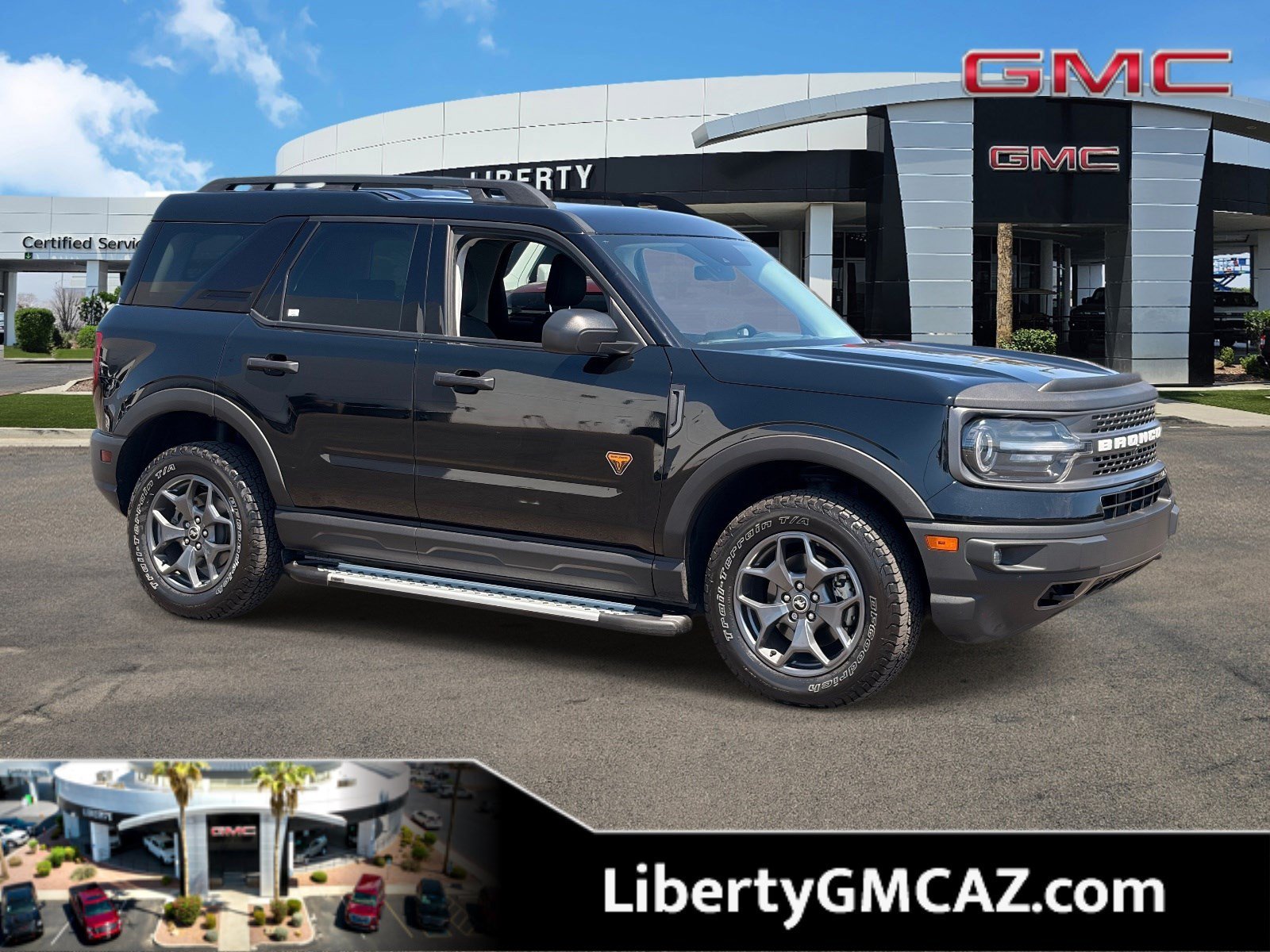 Used 2021 Black Ford Badlands image 1