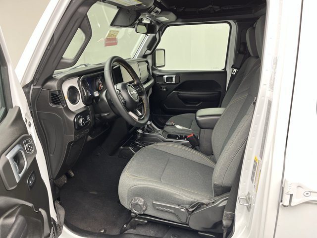 Used 2024 Bright White Clearcoat Jeep Sport S image 3