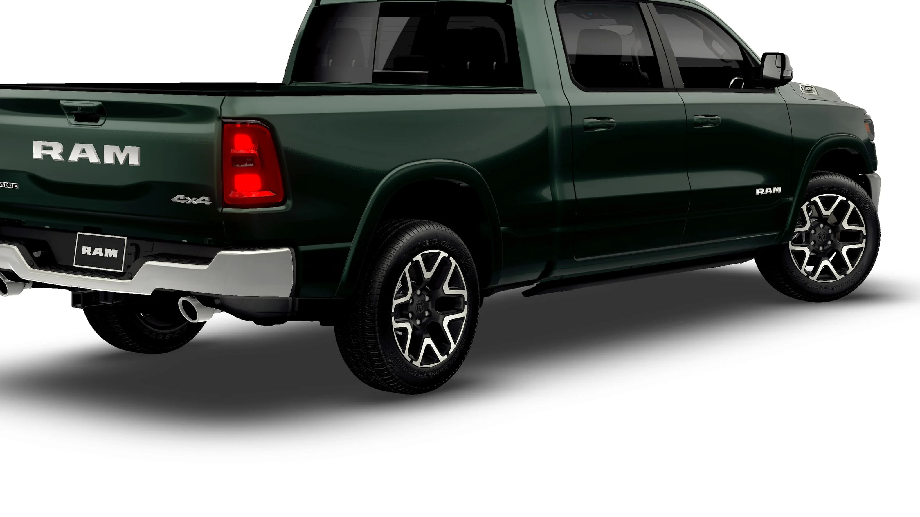 New 2026 Serrano-Green Metallic Exterior Paint RAM LARAMIE image 14