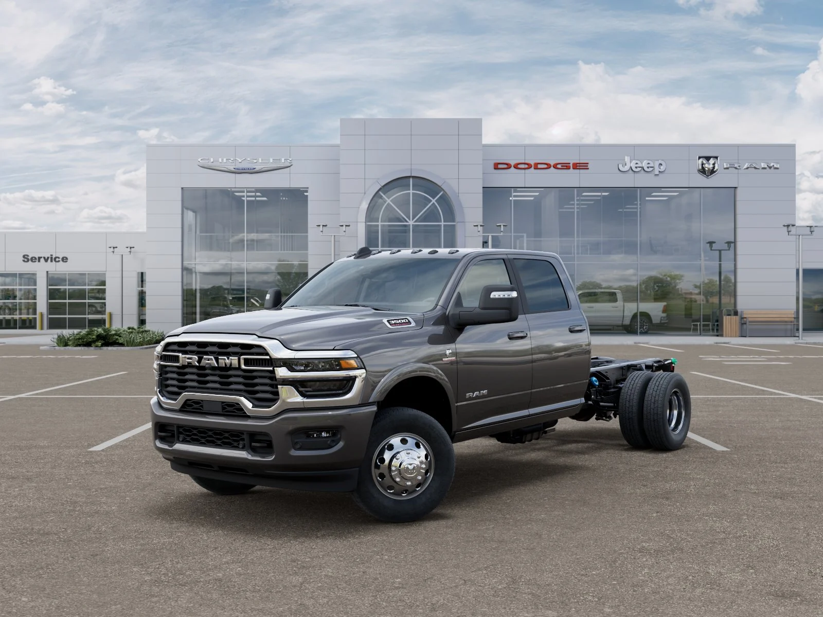 New 2026 Granite Crystal Metallic Clear-Coat Exterior Paint RAM Laramie image 57