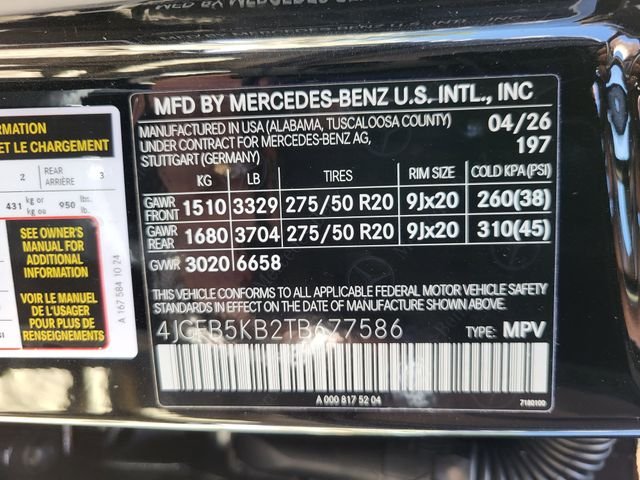 New 2026 Obsidian Black Metallic Mercedes-Benz GLE 450 image 23