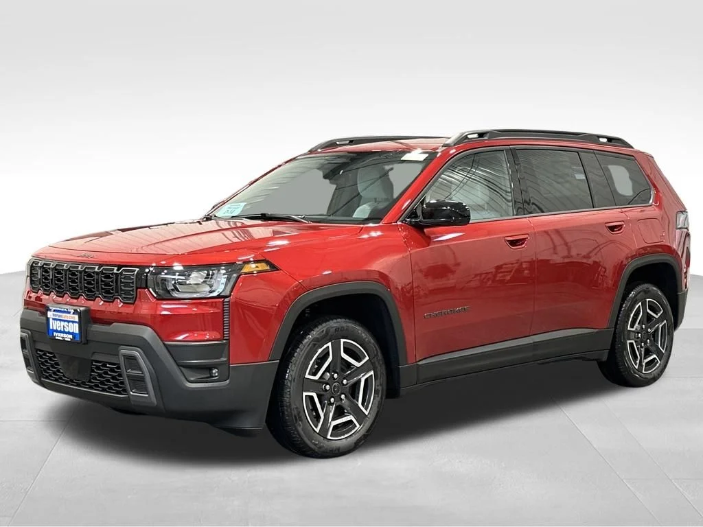 New 2026 Red Hot Pearl-Coat Exterior Paint Jeep Laredo image 4