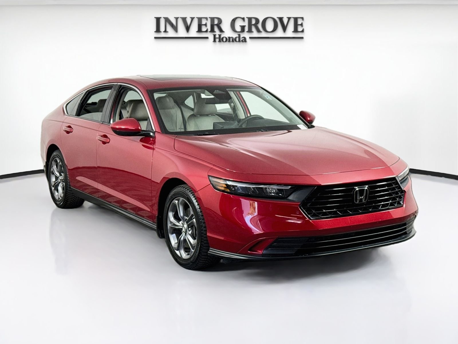 Used 2024 Radiant Red Metallic Honda EX image 3