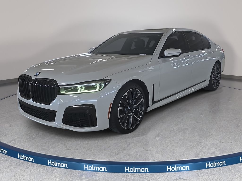 Used 2021 Mineral White Metallic BMW 750i xDrive image 1