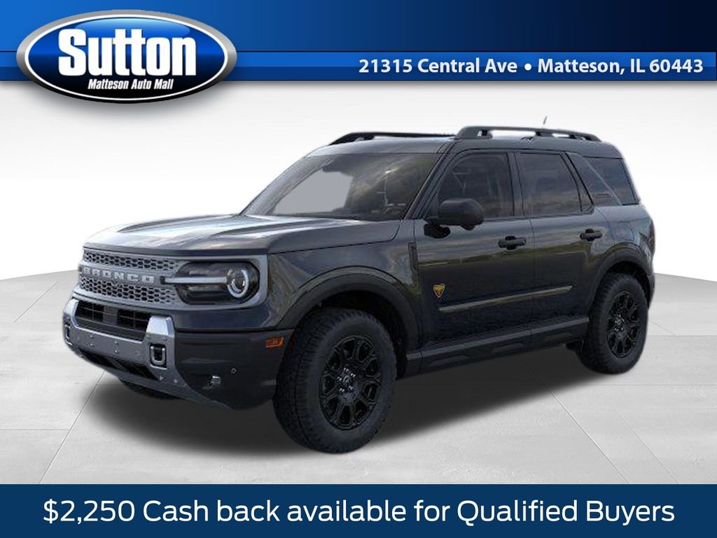 New 2026 Shadow Black Ford Badlands® image 1