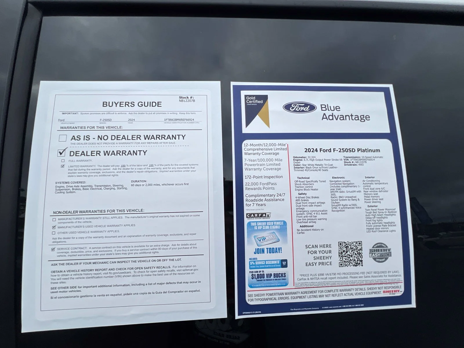 Certified Used 2024 Star White Ford Platinum image 30