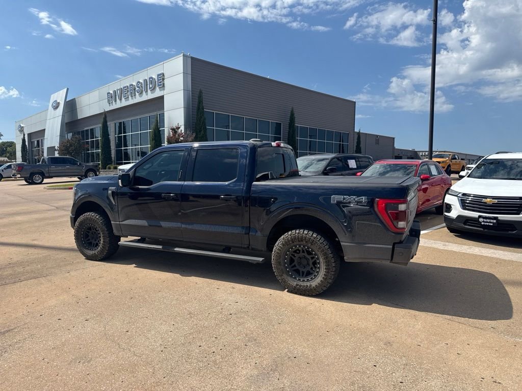 Used 2022 Blue Metallic Ford Platinum image 1