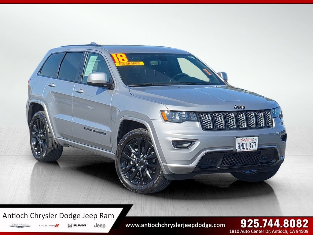Certified Used 2018 Silver Jeep Altitude image 1