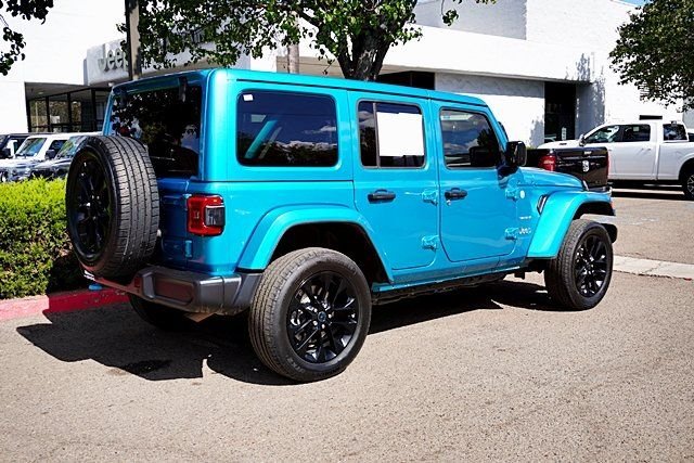 Used 2024 Blue Jeep Sahara 4xe image 8