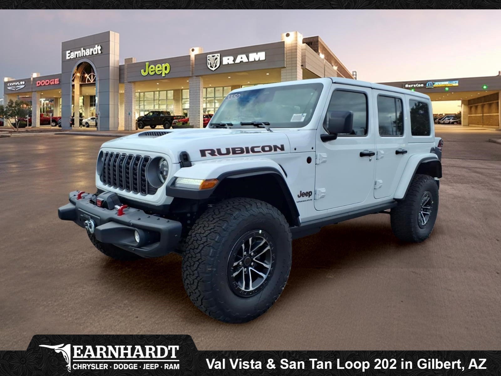 New 2027 Bright White Clear-Coat Paint Jeep Rubicon X image 1