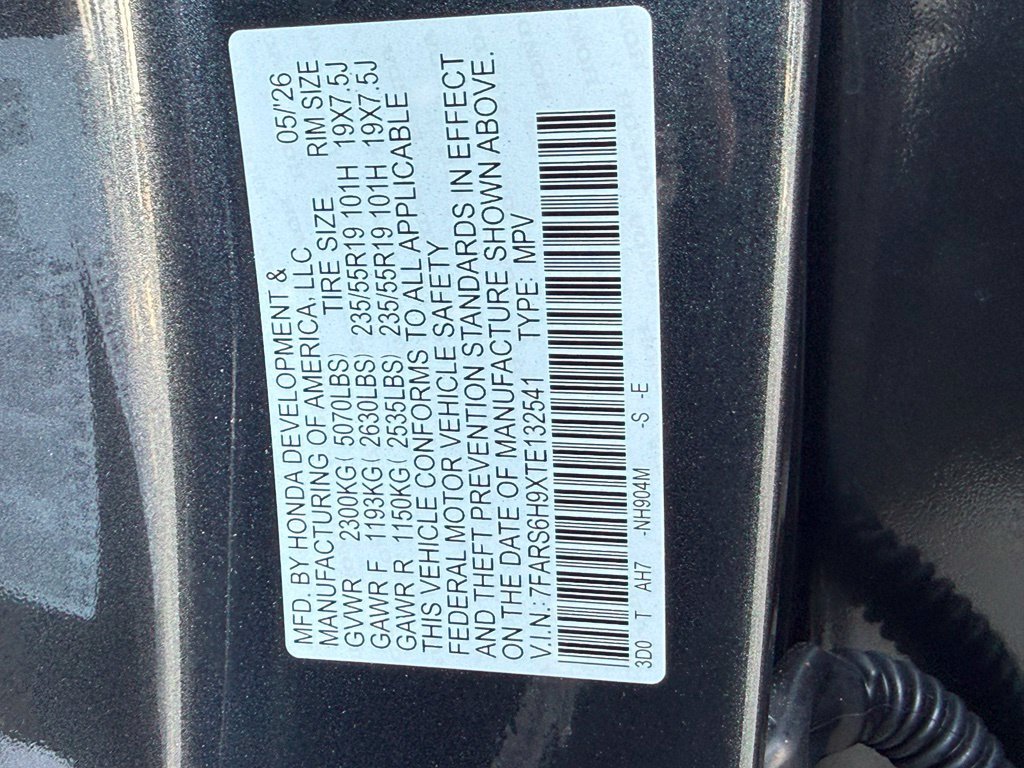 Certified Used 2026 Meteorite Gray Metallic Honda AWD Sport Touring Hybrid image 30