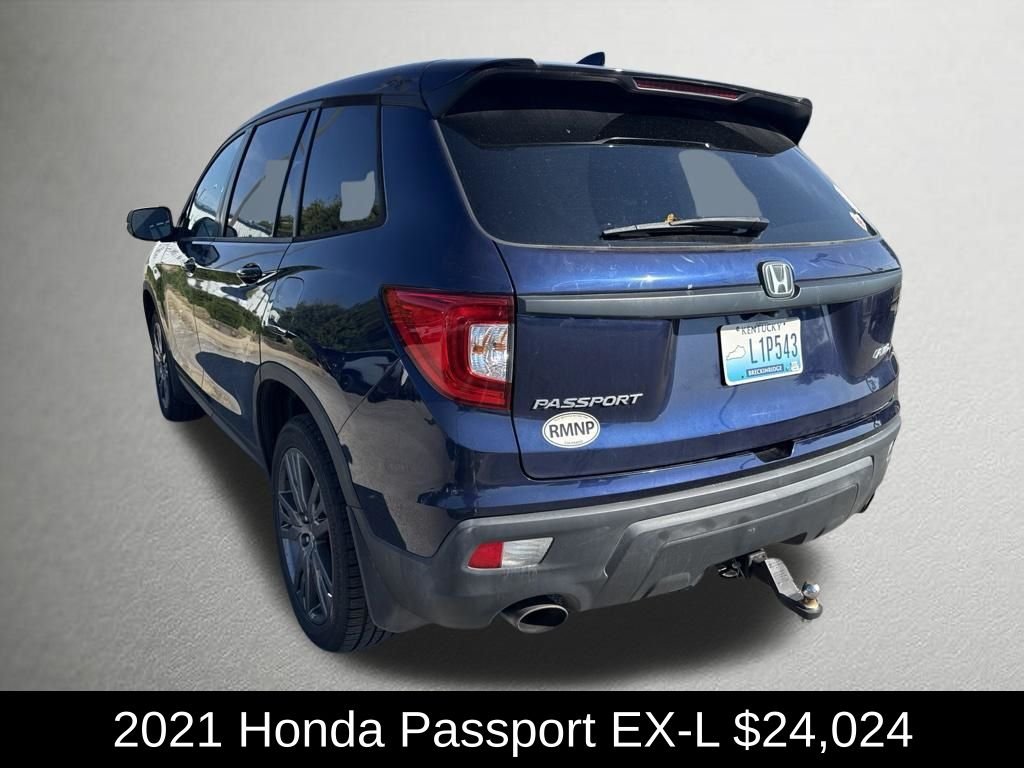 Used 2021 Obsidian Blue Pearl Honda EX-L image 5