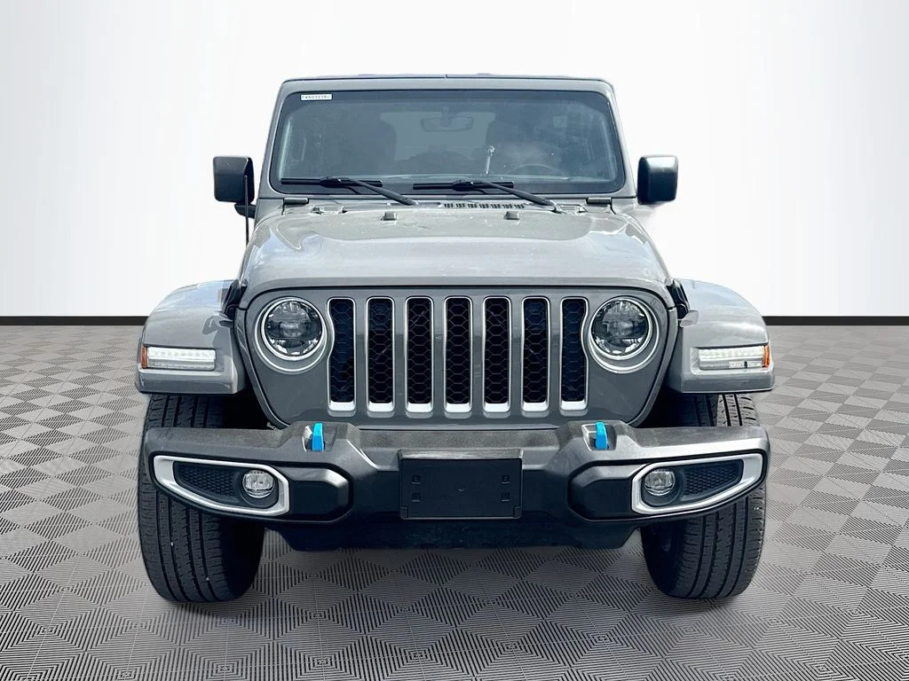 Used 2023 Gray Jeep Sahara 4xe image 2
