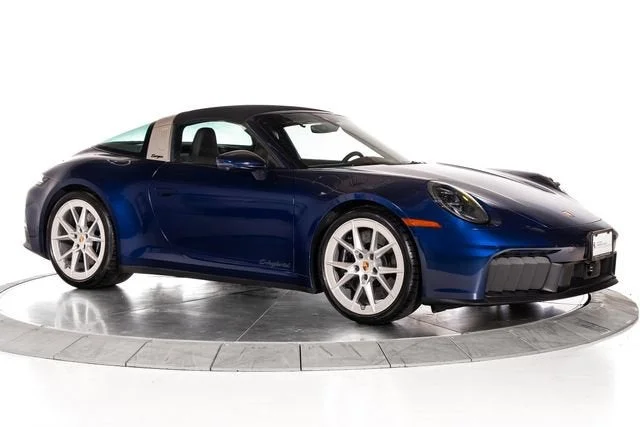 Used 2025 Gentian Blue Metallic Porsche Targa 4 GTS image 7
