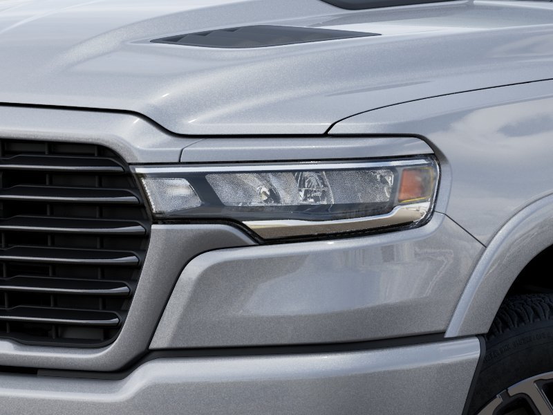 New 2026 Billet Silver Metallic Clear-Coat Exterior Paint RAM Laramie image 46