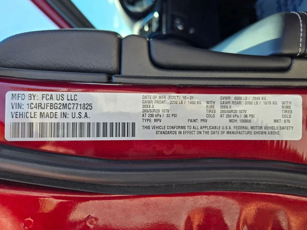 Certified Used 2021 Red Jeep Limited image 37