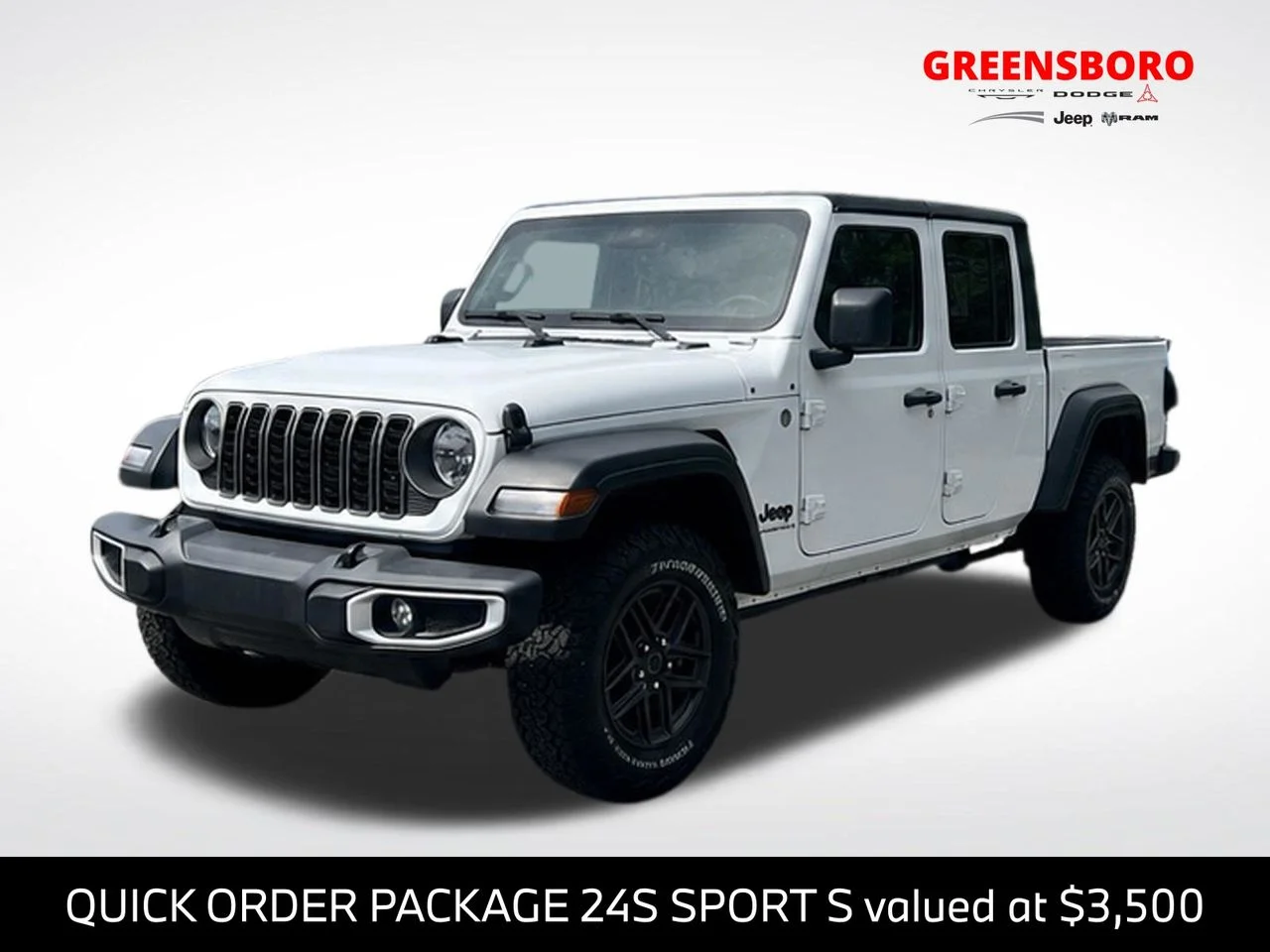 Used 2025 White Jeep Sport S image 1