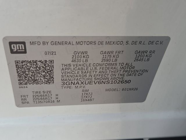 Used 2022 Summit White Chevrolet LT image 7