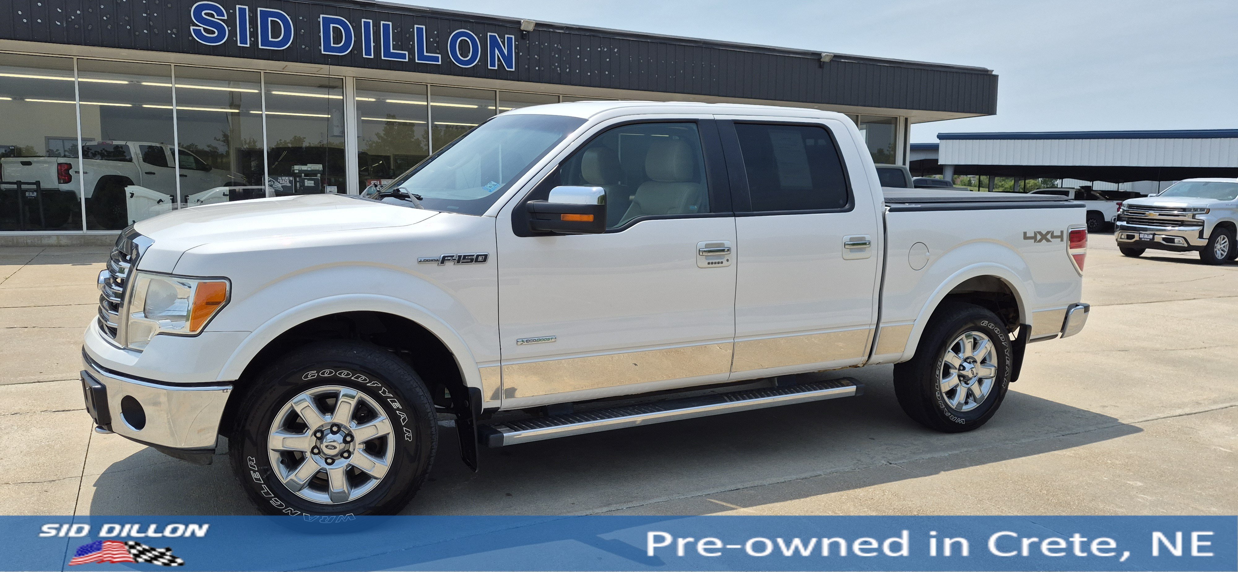Used 2013 White Ford Lariat image 1