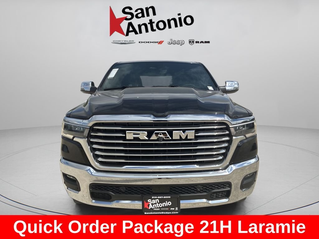 New 2026 Diamond Black Crystal Pearl-Coat Exterior Paint RAM Laramie image 3