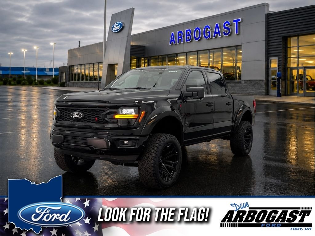 New 2026 Black Ford XLT Black Widow Lifted Truck image 1
