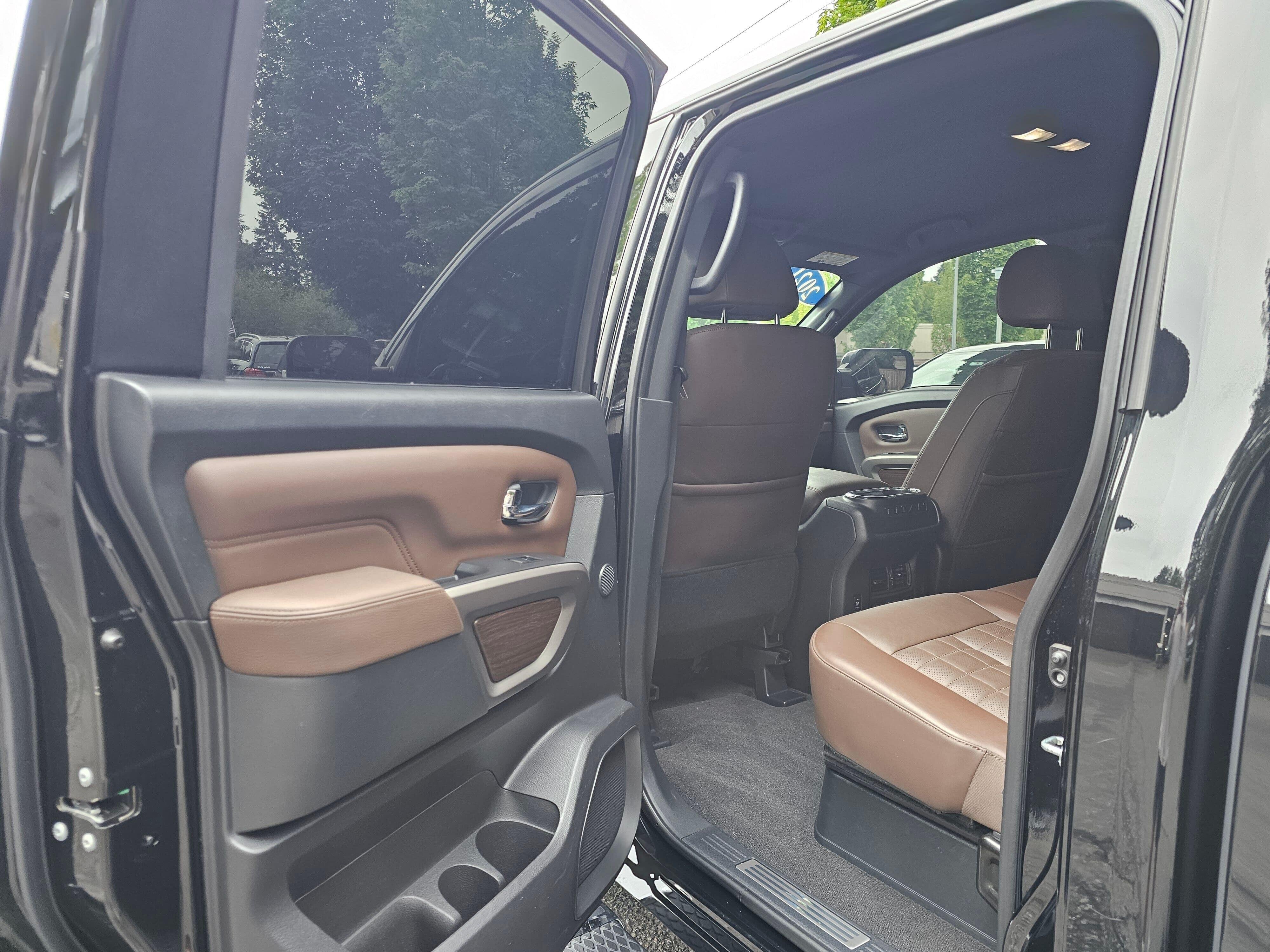 Used 2021 Super Black Nissan Platinum Reserve image 18