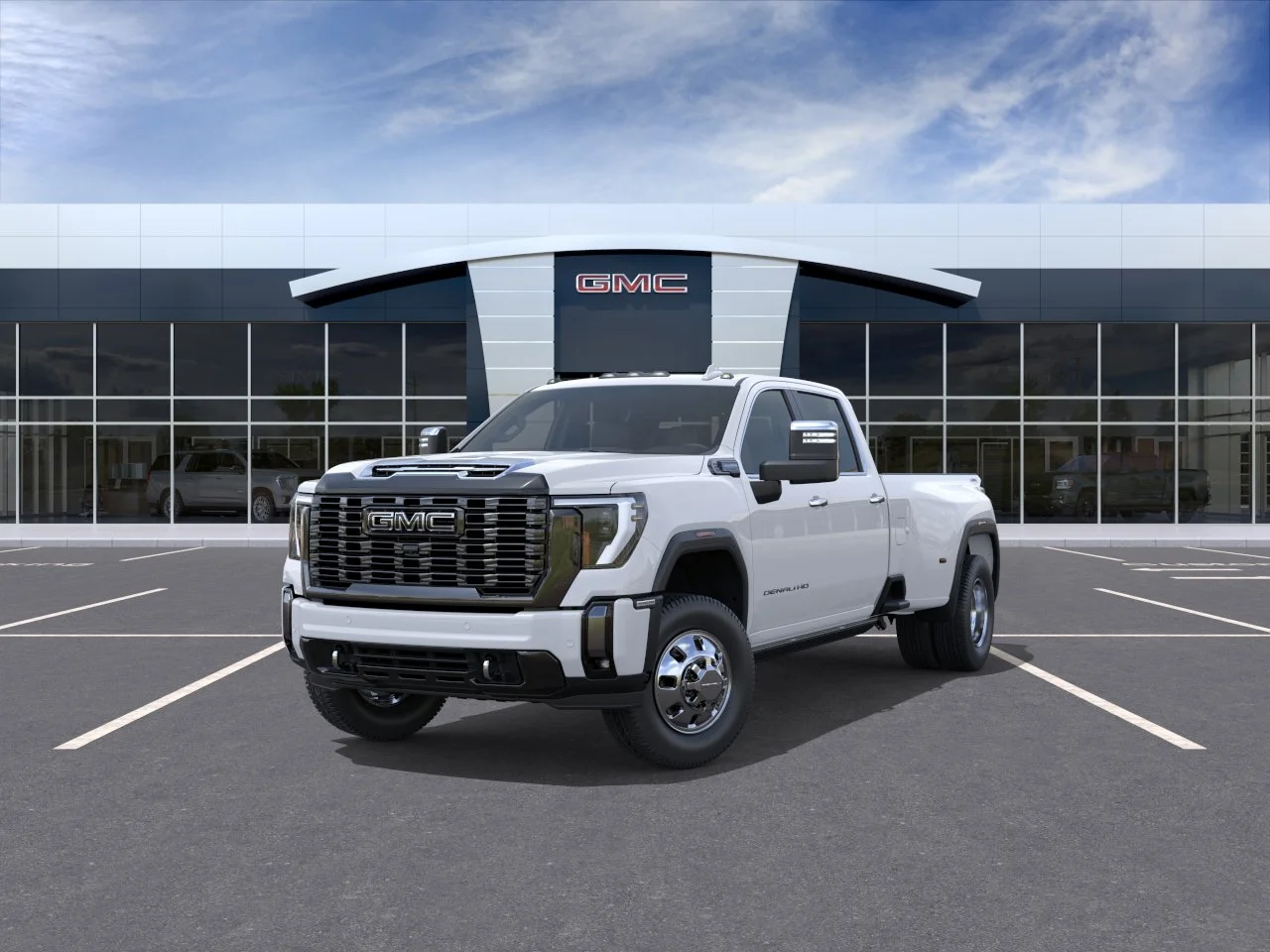 New 2026 Glacier White Tricoat GMC Denali Ultimate DRW image 8