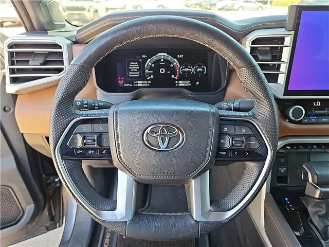 Used 2025 Magnetic Gray Metallic Toyota 1794 Edition (A10) 4x4 CrewMax 5.5 ft. box 145.7 i image 16
