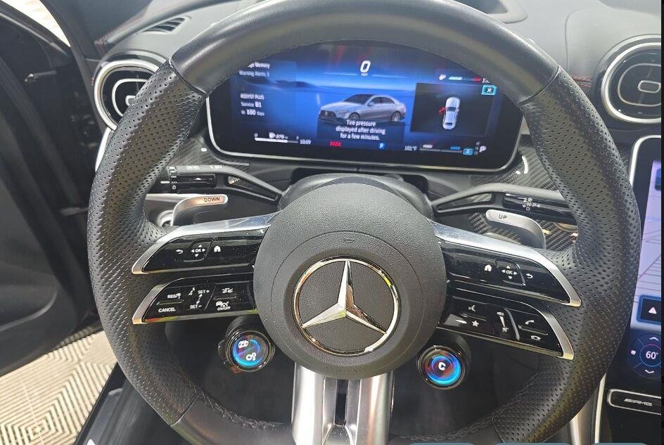 Used 2024 Obsidian Black Metallic Mercedes-Benz AMG® C 43 image 8
